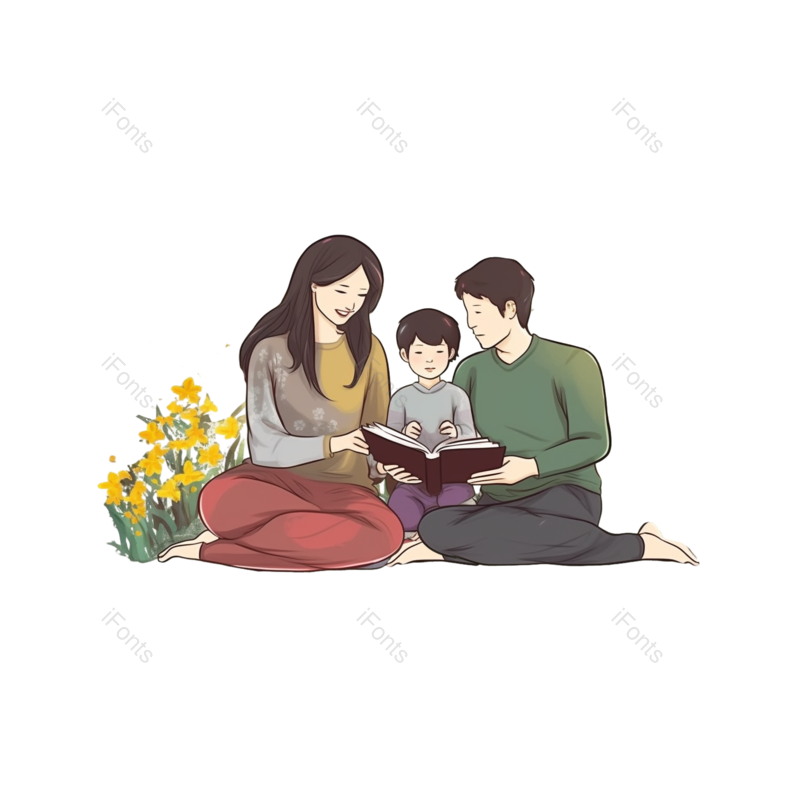儿童节图片,母亲节元素,父亲节PNG,学习免抠素材